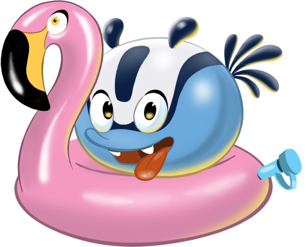 Summertime-bo - Cartoon (1390x1116)