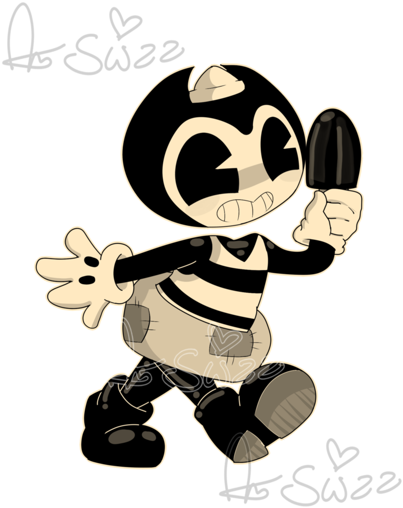 Summer Time - - - Bendy And The Ink Machine By Enbusquedadejeffs - Digital Art (800x1000)