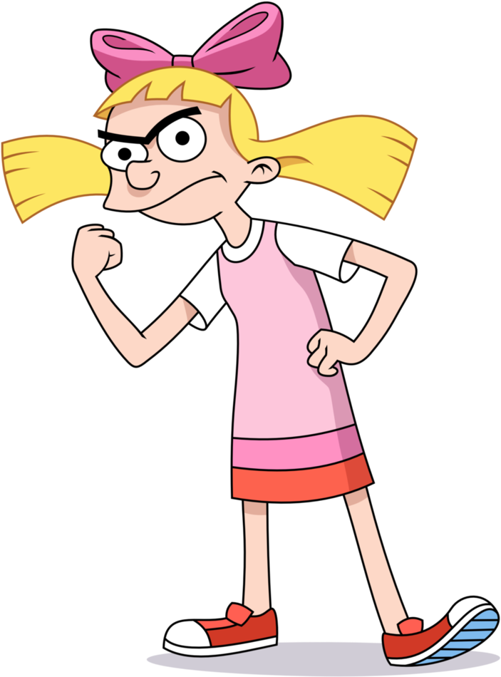 This Bish With Her Unibrows - Hey Arnold Character Design (1024x1303)
