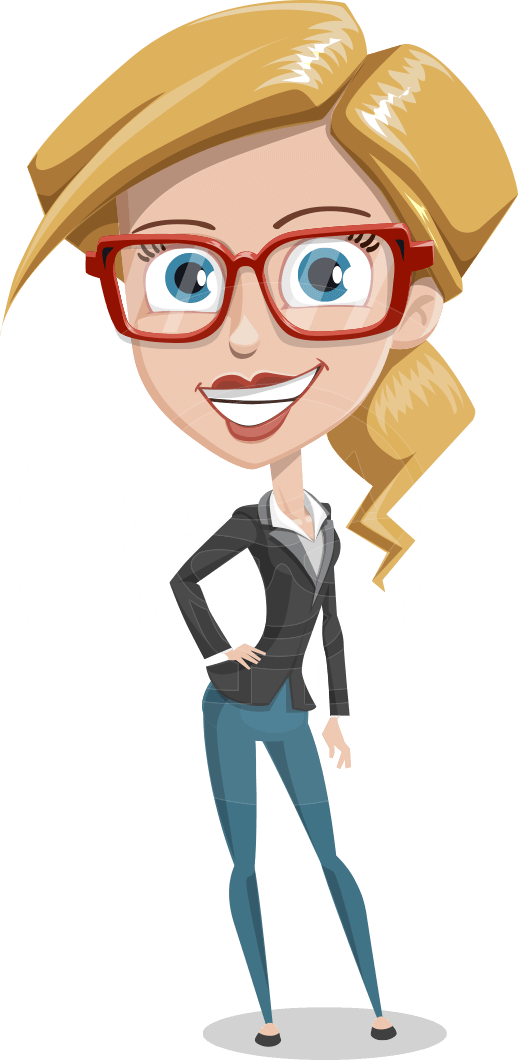 Pam The Lucky Charm - Woman Cartoon Characters (518x1060)