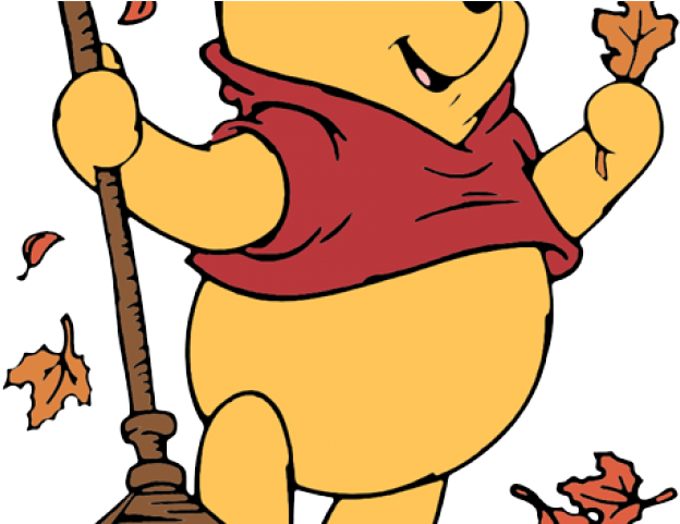 Autumn Clipart Winnie The Pooh - Cartoon (640x480)