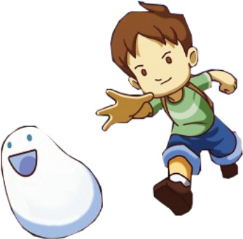 Boy & His Blob - Boy And His Blob Png (490x420)