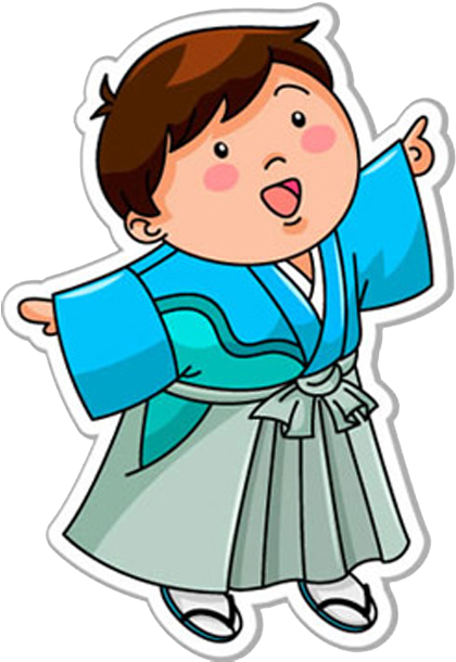 Japanese Cuisine Cartoon Child - Niños Japoneses Dibujos (800x800)