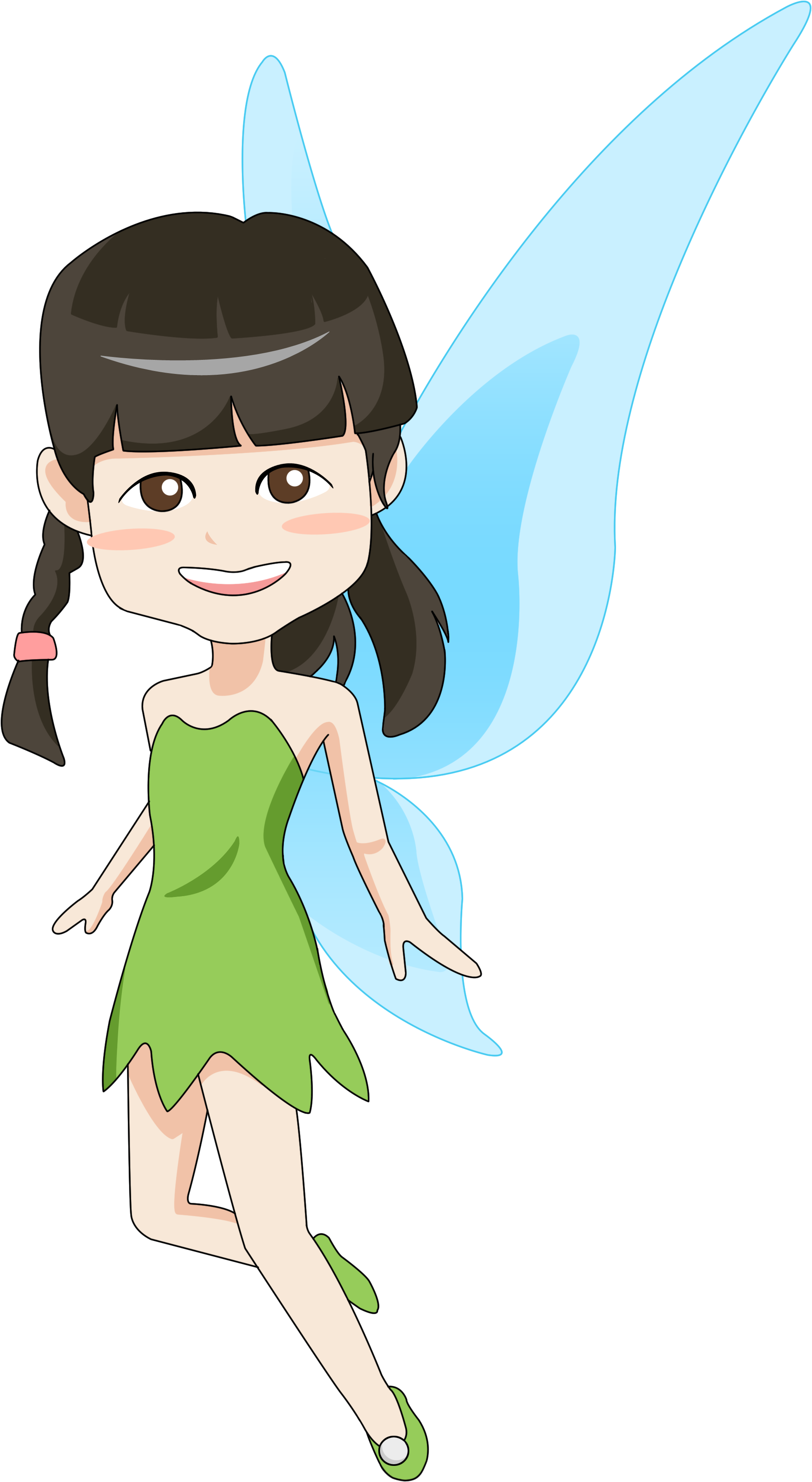 Draw You A Cute Cartoon Portrait Or Illustration - Fairy (3000x4000)