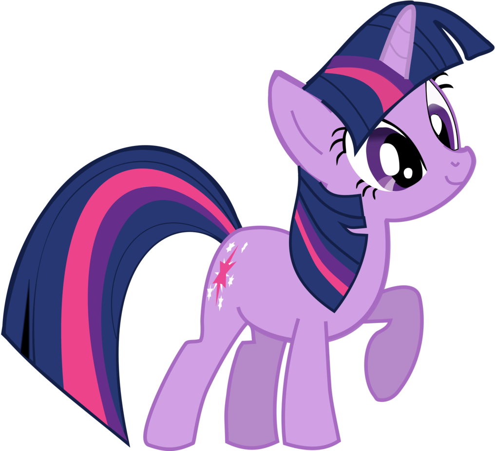 Twilight Sparkle - Twilight Sparkle Vector Happy (1024x926)