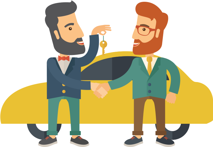 The Top Ten Things To Check When Buying A Car In Uae - Cartoon Buying A Car Png (800x600)