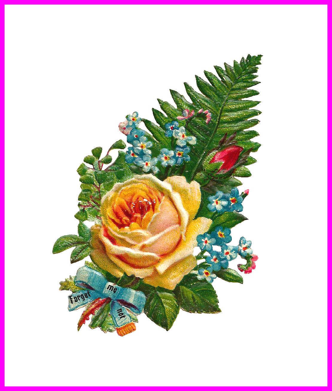 Bouquet Png Rose Bouquet Png Inspiring Antique Rose - Clip Art (1110x1305)