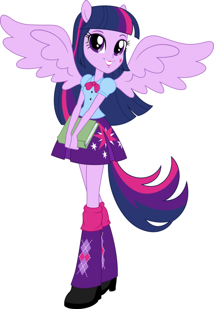 Anthro Eqg Twilight Sparkle Vector - Twilight Sparkle Equestria Girl (744x1073)