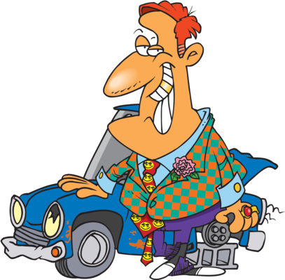 Eliminate The Need To Sell By Understanding How People - Used Car Sales Man Clip Art (407x400)