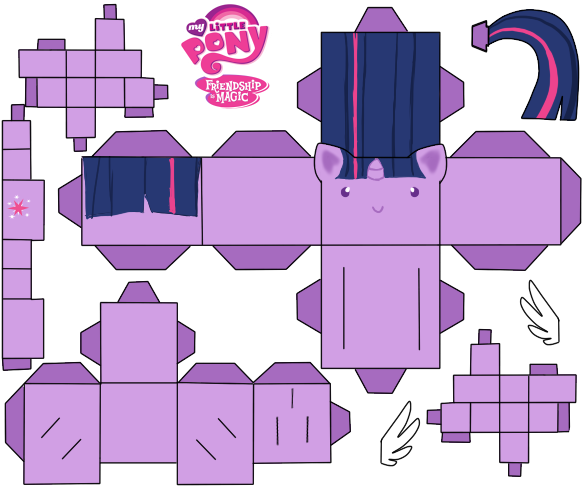 Plantilla Mlp-twilight Sparkle - My Little Pony: Friendship Is Magic Fandom (600x500)
