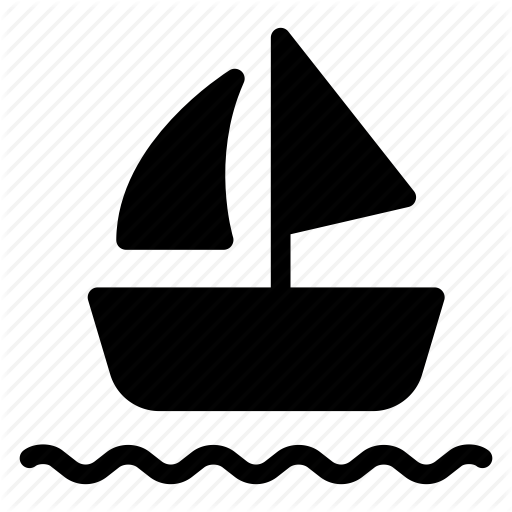 Sailboat Clipart Waterways - Sail (512x512)