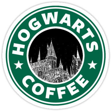 Hogwarts Coffee - Starbucks Hogwarts (375x360)