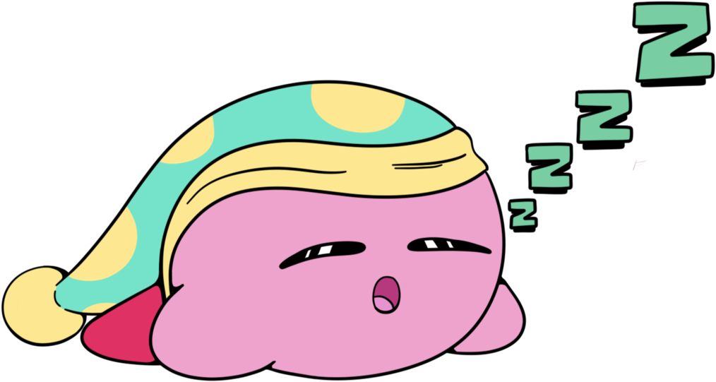 Sleep Kirby By Deggyart - Sleep Kirby By Deggyart (1024x571)