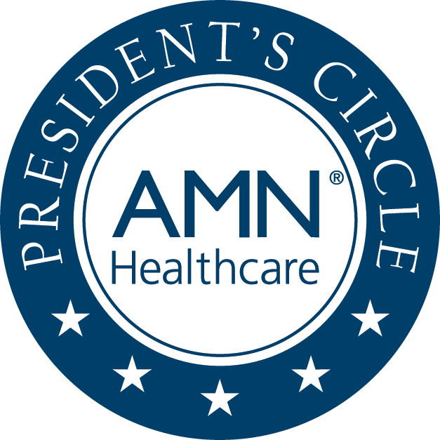 Amn Healthcare President's Circle Logo - Gap Year Association (627x627)
