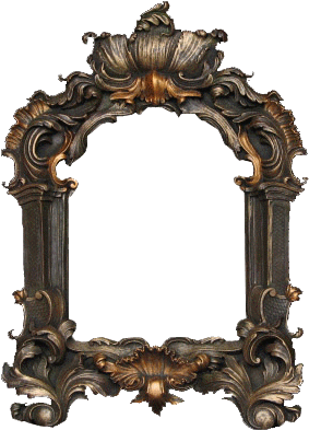 Decorative Frame - Gothic Frame No Background (324x435)