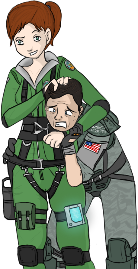 A Bit Tight In Here By Space-sweeper - Cartoon (533x894)