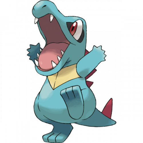 Totodile, The Big Jaw Pokémon - Pokémon Heartgold And Soulsilver (500x500)