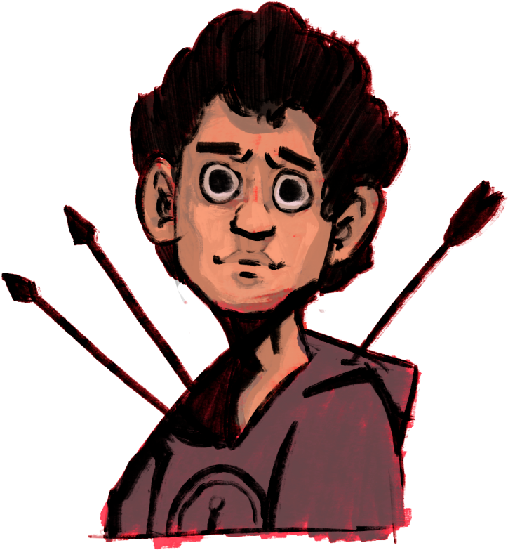 Evan Is A Sophomore At Vcu, Majoring In Communication - Cartoon (1024x1024)