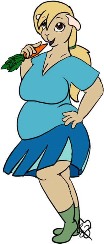 Anthro Guinea Pig By Carolynmaples - Guinea Pig Furry Anthro (400x800)