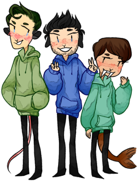 I Drew Some Hats Is Sweaters - Cartoon (500x643)