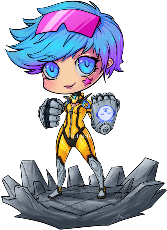 Vi Chibi By 7guineapig7 - Digital Art (800x872)