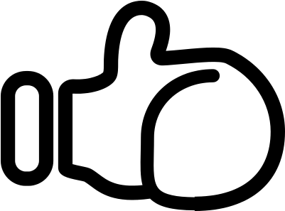Boxing Glove Like Vector - Boxing Glove Thumbs Up (400x400)