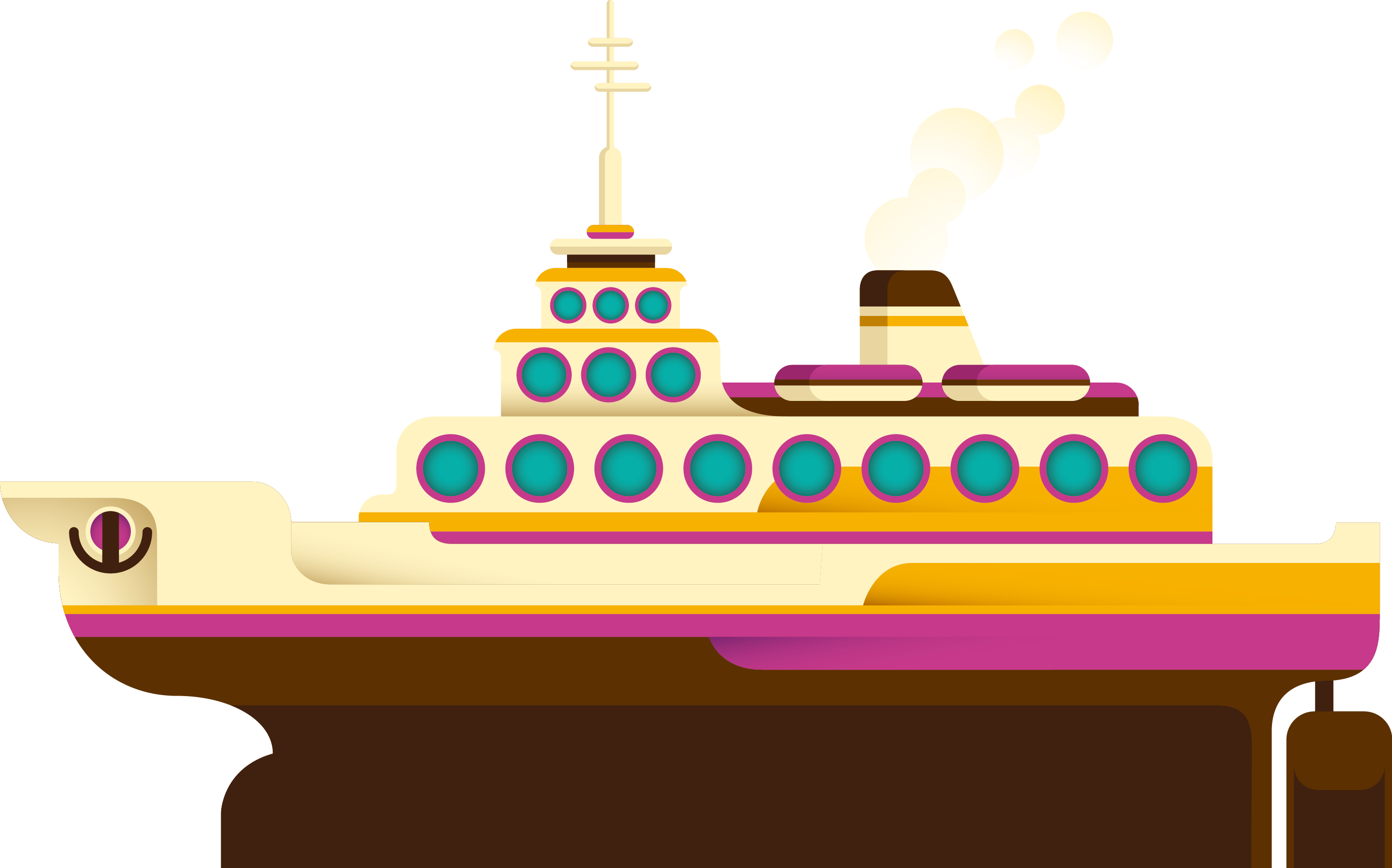 Clip Art - Ship Vector - Vector Graphics (2946x1838)