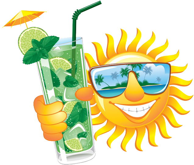 Summer Clip Art - Summer Smiley (800x600)