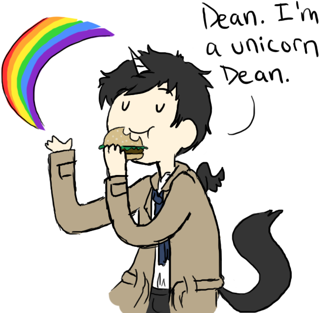 Cas The Unicorn - Castiel Is A Unicorn (700x700)