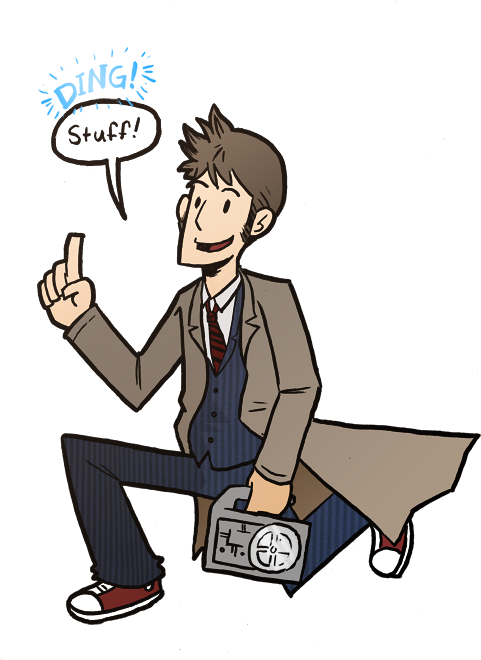 Tenth Doctor Fan Art Clip Art - Doctor Who David Tennant Fan Art (500x698)