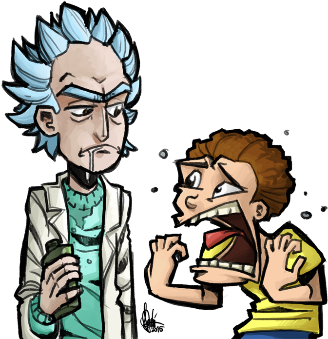 Rick Sanchez Man Facial Expression Cartoon Human Behavior - Rick Sanchez (700x711)