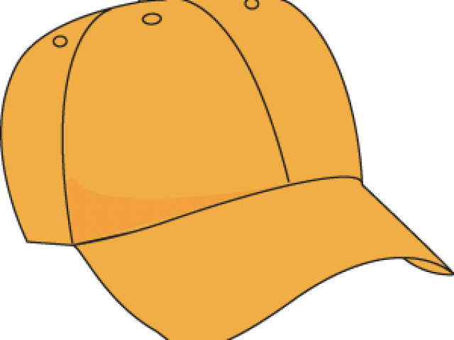Baseball Cap Clipart Color Orange - Transparent Background Hat Clipart (640x480)