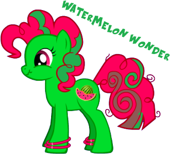 Watermelon Wonder By Zunichan - Unicorn (359x339)