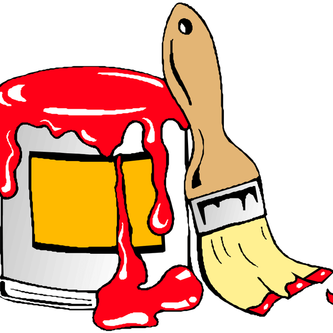 Paint Brush Stroke Png Clipart Panda Free Clipart Images - Wet Paint Clip Art (680x680)