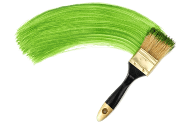Green Line Paint Brush - Png Transparent Brush Paint (400x400)