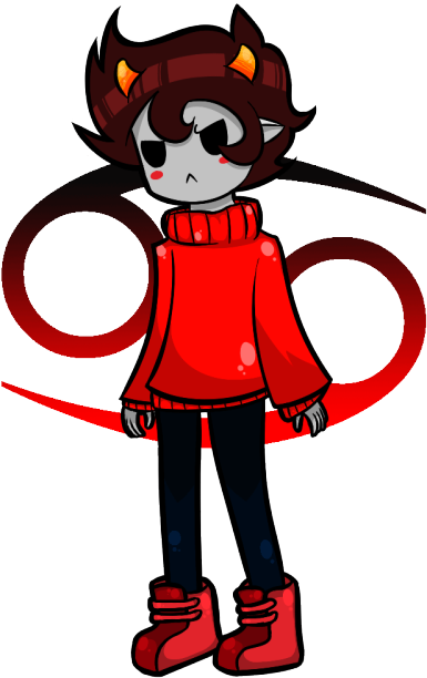 When Kankri Gets Mad, His Punctuated Typing Style Turns - Cartoon (500x625)