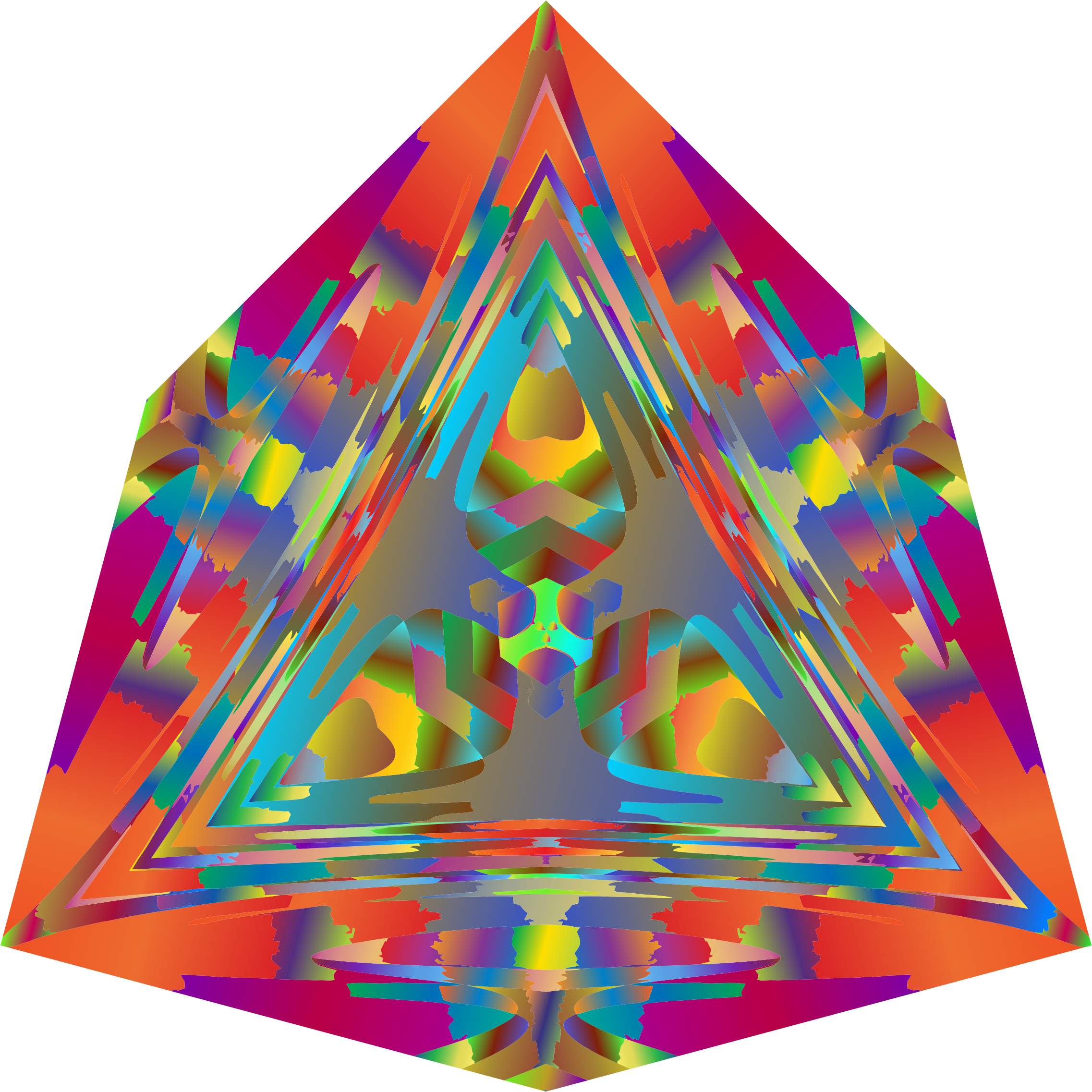 Abstract Geometric Shape 2 - Triangle (2274x2274)
