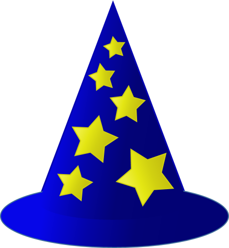 Wizard Hat - Color Wheel (456x493)