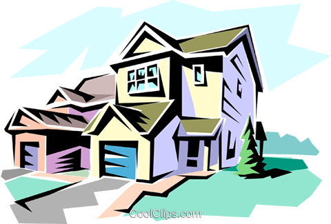 House Royalty Free Vector Clip Art Illustration - House (480x325)