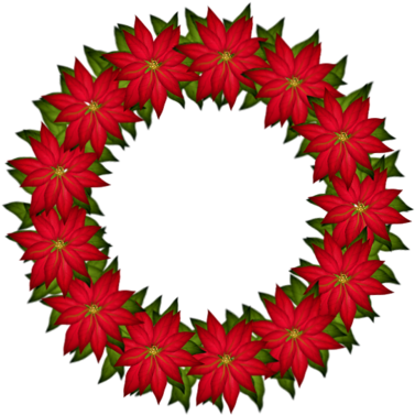 Christmas Wreaths - Paper (500x455)