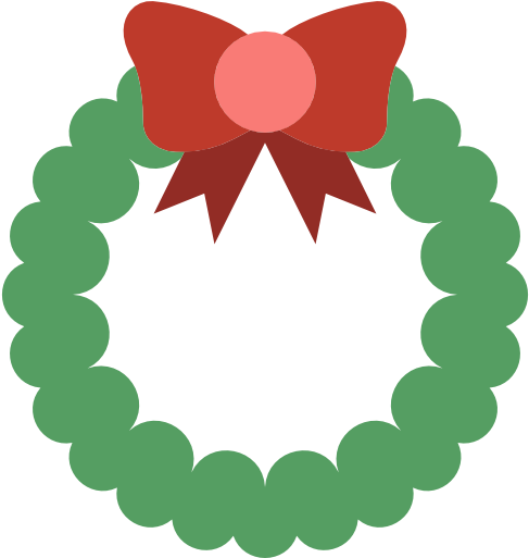 Christmas Wreath Free Icon - Christmas Wreath Icon Free (512x512)