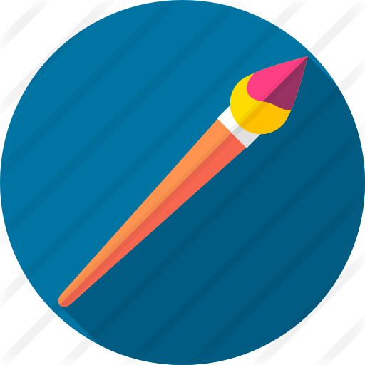 Watercolor Brush - Circle (512x512)