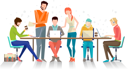 Digital Marketing - Office Png (500x290)