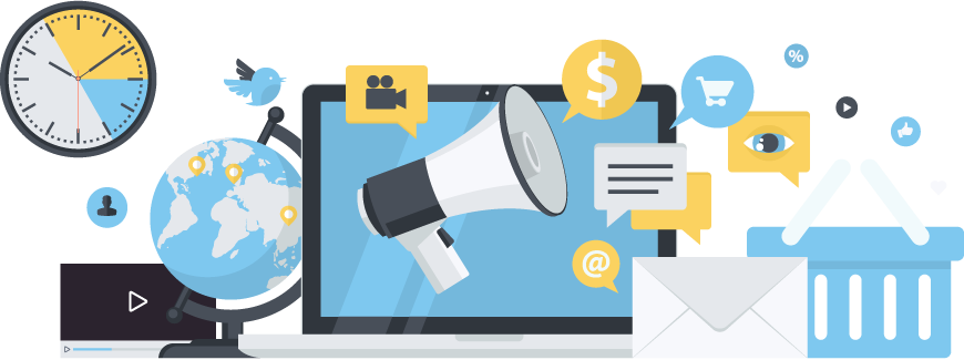 More About Marketing Automation - Marketing Automation Illustration Png (870x325)