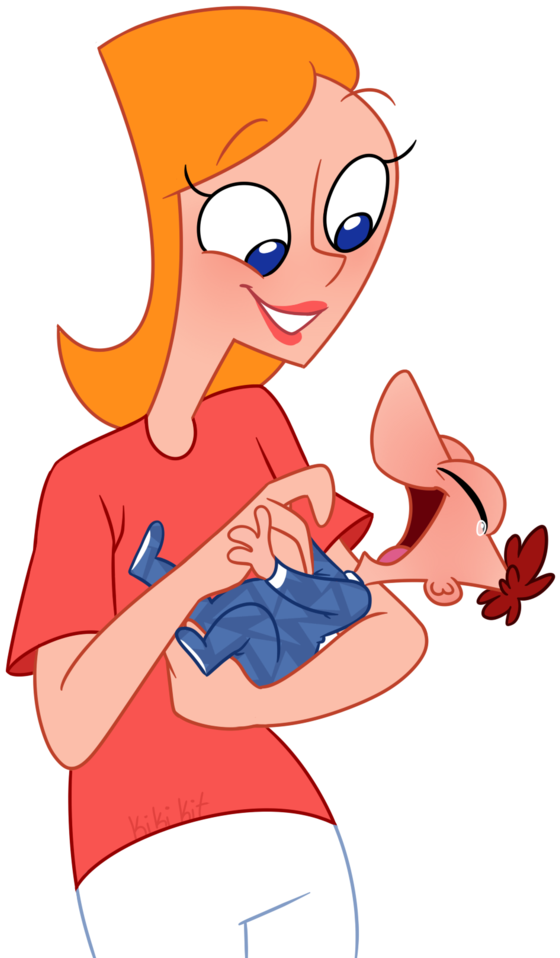 Aunt Candy By Kiki-kit - Phineas And Ferb (600x973)