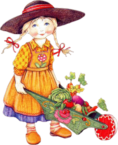 Gardening Girl By Mary Engelbreit - Mary Engelbreit Gardening (383x473)