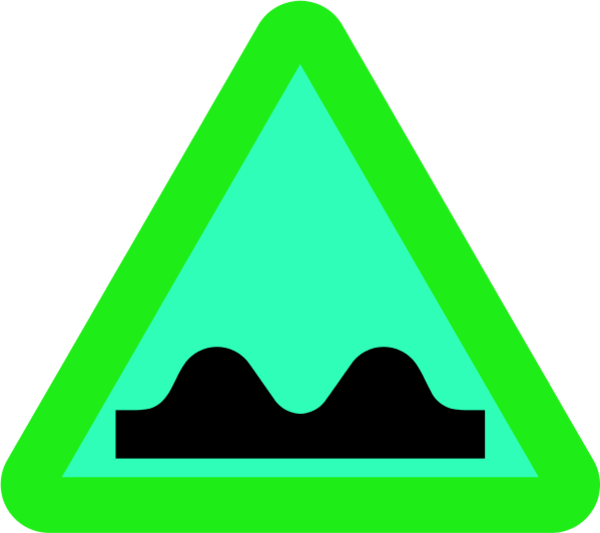 Speed Bump Sign Clip Art Porn - Clip Art (600x533)