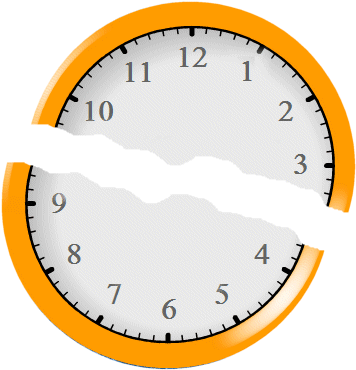 Cracked Clock Rh Transum Org Crack In The Street Clip - Clock Cracking (363x371)