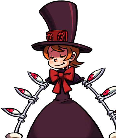 Hows My Home Girl Doing - Peacock Skullgirls (500x580)