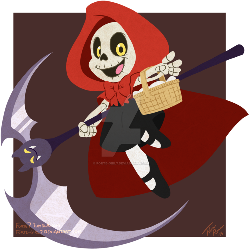 Little Red Reaping Hood By Forte-girl7 - Hood (888x900)